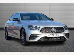 Silver Used 2022 Mercedes E400 AMG line Sedan | £35,695 (Fair price)