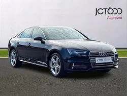 Black Used 2018 Audi A4 S-Line Sedan | £10,695 (Fair price)
