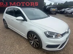 White Used 2017 VW Golf VII R-line Edition Hatchback | £13,995 (A bit pricey)