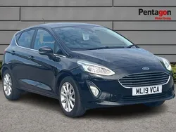 Shadow black Used 2019 Ford Fiesta Titanium Hatchback | £10,995 (Fair price)
