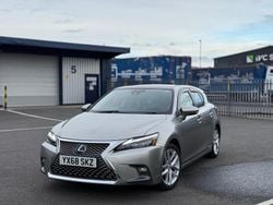 Silver Used 2018 Lexus CT200h Luxury Line Hatchback | £14,650 (Fair price)