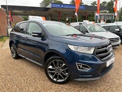 Blue Used 2018 Ford Edge ST-Line SUV | £13,690 (Fair price)