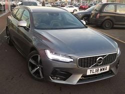 Grey Used 2018 Volvo V90 R-Design Estate | £17,499 (Good price)