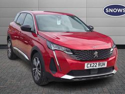 Red Used 2022 Peugeot 3008 Allure SUV | £18,559 (Fair price)