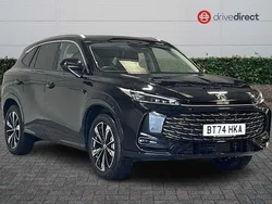 Metallic black pearl Used 2024 MG HS Trophy SUV | £21,050