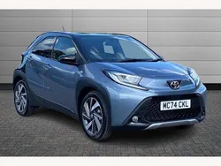 Persian salt with black Used 2025 Toyota Aygo Hatchback | £16,895 (A bit pricey)
