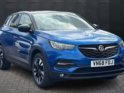 Blue Used 2019 Vauxhall Grandland X Design Edition SUV | £11,259 (Fair price)