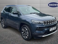 Blue Used 2024 Jeep Compass Limited SUV | £20,494 (Fair price)