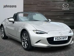 Silver Used 2024 Mazda MX5 Exclusive-Line Cabriolet | £24,777 (Fair price)