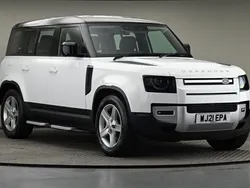 Exterior paint fuji white Used 2021 Land Rover Defender SE SUV | £46,200 (Good price)