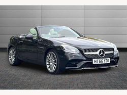 Black Used 2016 Mercedes SLC200 AMG line Cabriolet | £17,550 (Fair price)