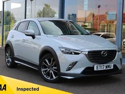 Silver Used 2017 Mazda CX-3 Inclusive SUV | £13,495 (Fair price)