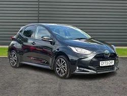 Black Used 2023 Toyota Yaris Design Hatchback | £18,595 (Fair price)