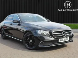 Black Used 2018 Mercedes E220 SE Sedan | £16,985 (Fair price)