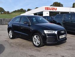 Black Used 2016 Audi Q3 S-Line SUV | £9,782 (Fair price)