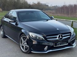 Black Used 2015 Mercedes C250 AMG line Sedan | £8,999 (Fair price)