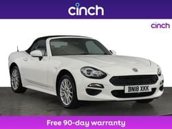 White Used 2018 Fiat 124 Spider Classica Cabriolet | £11,299 (Fair price)