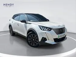 White Used 2021 Peugeot e-2008 Premium SUV | £11,398 (Fair price)