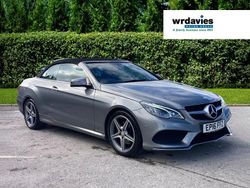 Silver Used 2016 Mercedes E220 AMG line Cabriolet | £14,999 (Good price)
