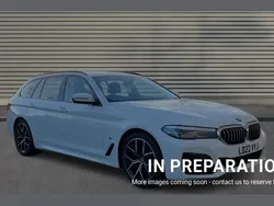 White Used 2022 BMW 520 M Sport Estate | £25,314 (Super price)