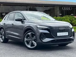 Grey Used 2024 Audi Q4 e-tron Black Edition SUV | £35,950 (Fair price)