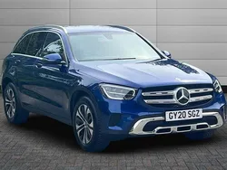 Brilliant blue Used 2020 Mercedes GLC300 Estate | £25,990 (Good price)