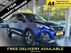Blue Used 2020 Peugeot 3008 GT-line SUV | £15,995 (Fair price)