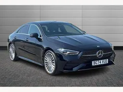 Black Used 2024 Mercedes CLA180 AMG Line Premium Sedan | £29,395 (Fair price)