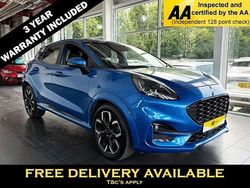 Blue Used 2021 Ford Puma ST-Line X SUV | £14,995 (Fair price)