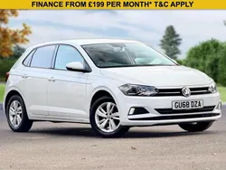 White Used 2018 VW Polo SE Hatchback | £9,950 (Fair price)