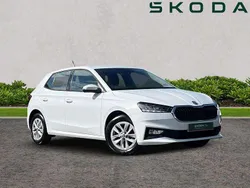 Moon white metallic Used 2023 Skoda Fabia Comfort Hatchback | £13,995 (Fair price)