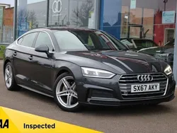 Grey Used 2018 Audi A5 Sportback S-Line Hatchback | £13,475 (Fair price)