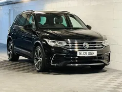 Black Used 2021 VW Tiguan R-line SUV | £17,989 (Fair price)