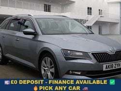 Grey Used 2018 Skoda Superb SE L Executive Estate | £12,499 (Fair price)