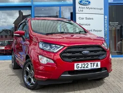 Red Used 2022 Ford Ecosport ST-Line SUV | £14,995 (Fair price)