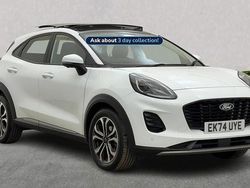 White Used 2024 Ford Puma Titanium Hatchback | £19,499 (A bit pricey)