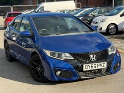 Blue Used 2016 Honda Civic Sport Hatchback | £5,995 (Fair price)