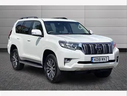 Pearl white Used 2018 Toyota Land Cruiser SUV | £41,895 (Fair price)