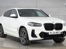 White Used 2024 BMW X4 M Sport SUV | £47,650 (Good price)