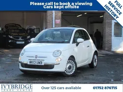 White Used 2013 Fiat 500 Lounge Hatchback | £3,495 (Fair price)