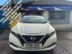 White Used 2018 Nissan Leaf Acenta Hatchback | £9,495 (Expensive)