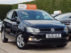 Black Used 2016 VW Polo Match Hatchback | £9,995 (A bit pricey)