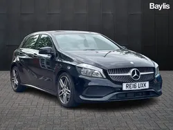 Black Used 2016 Mercedes A180 Executive Hatchback | £14,999 (Fair price)
