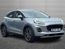 Solar silver Used 2020 Ford Puma Titanium Hatchback | £12,695 (Fair price)
