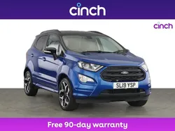 Blue Used 2019 Ford Ecosport ST-Line SUV | £10,599 (Fair price)