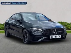 Black Used 2023 Mercedes CLA220 AMG Line Premium Plus Sedan | £32,254 (Fair price)