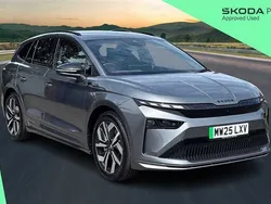 Grey New 2025 Skoda Enyaq iV SportLine SUV | £38,130 (A bit pricey)