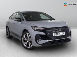 Grey Used 2022 Audi Q4 Sportback e-tron Comfort SUV | £29,475