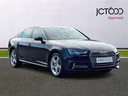 Black Used 2018 Audi A4 S-Line Sedan | £10,700 (Fair price)