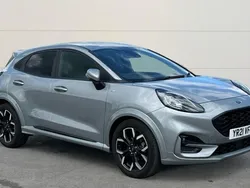 Silver Used 2021 Ford Puma ST-Line X Hatchback | £15,635 (Fair price)